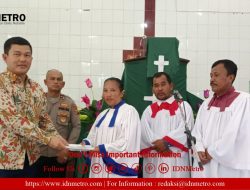 Minggu Kasih Polres Simalungun Bersama Jemaat HKI Resort Tiga Bolon, Tingkatkan Kepercayaan Publik dan Sukseskan Pemilu Damai