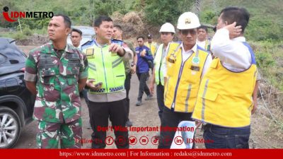 Kapolres Bersama Forkopimda Simalungun Lakukan Pengecekan Proyek Prioritas Percepatan Pembangunan Jalan di Daerah Pariwisata Super Prioritas Danau Toba