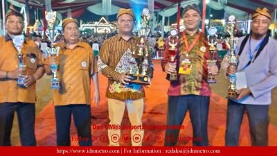 Ketua Pujakesuma Rianto Terima Juara Umum Etnis Jawa di PSBD Asahan Ke V