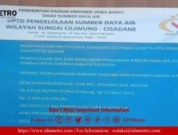 Camat dan Kades Kemang Geram, Pelaksana Proyek Revitalisasi Setu Kemang Tak Mau Komunikasi dan Koordinasi ke Pihak Kecamatan dan Pemerintah Desa   