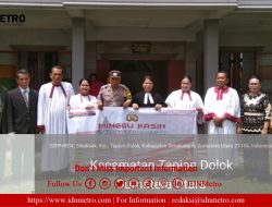 Polsek Serbalawan Gelar Minggu Kasih di Gereja HKBP Eben Ezer Sinaksak