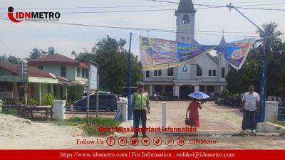 Polsek Tanah Jawa Ciptakan Suasana Aman dan Nyaman di Gereja-gereja Saat Ibadah Minggu