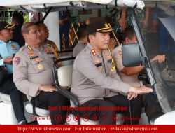 Kapolda Sumut didampingi Kapolres Simalungun Lakukan Pengecekan Kesiapan Pengamanan Even Nasional Rally Danau Toba 2023