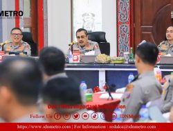 Wakapolri dan Kapolda Sumut Beri Pengarahan Tugas Bagi Personel Tingkatkan Pelayanan Keamanan