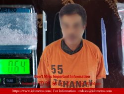 Miliki Sabu 0,64 Gram, Pria ini Tak Berkutik saat Diamankan Polisi