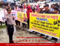 Ratusan Warga Demo Kantor Bupati Simalungun, Tuntut Oknum Pangulu Baja Dolok Dicopot