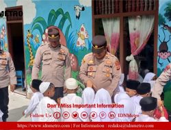 Serunya Anak-anak  TK dan PAUD Raudhatul Al Khaira saat Dikunjungi Kapolsek Peureulak
