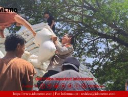 Kapolres Batu Bara Evakuasi dan Himbau Supir Truk Pengangkut Beras Tumpah di Jalinsum Tanah Gambus