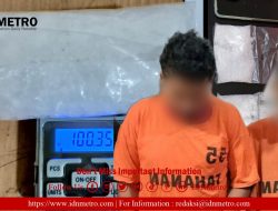 Wah! Dua Pria ini Ditangkap Polisi Terkait Kasus Narkoba, Barang Bukti 100,35 Gram Sabu