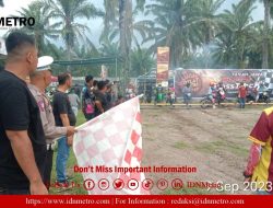 Kapolsek Tanah Jawa Pimpin Super Grasstrack Race I 2023 