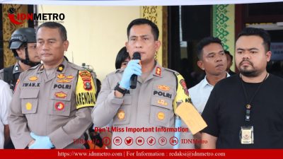 Kapolres Pelabuhan Belawan Paparkan Pengungkapan Narkoba dan Kasus Atensi Publik Lainnya Sesuai Program Prioritas Kapolda Sumut