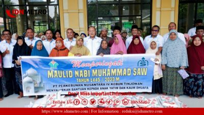 PTPN IV Kebun Padang Matinggi bersama IKBI dan MTSI Gelar Maulid Nabi  dan Santunan Anak Yatim   