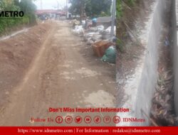 Proyek Drainase di Jalan Perbatasan Kelurahan Tambun Nabolon “Terlantar” Tanah Galian Dibiarkan Menumpuk