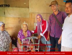 Anggota DPR-RI Haji Novri Ompusunggu Bantu Nenek Sebatang Kara