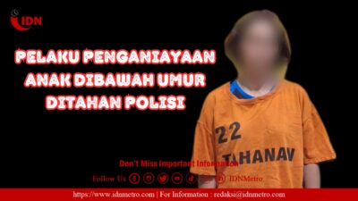 Pelaku Penganiayaan Anak Dibawah Umur Pakai Setrika Ditahan Polisi