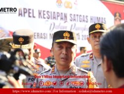 Humas Polri Gelar Pasukan Kesiapan Satgas Humas Dalam Pengamanan Pemilu 2024