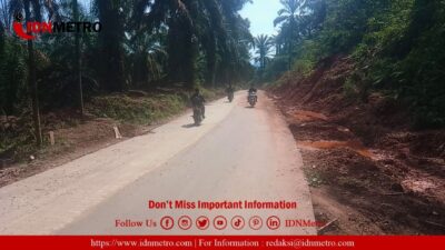 Masyarakat ” Berterima Kasih ” Atas Pembangunan Peningkatan Jalan Dusun Janji-Bangun Sari Kecamatan Bilah barat