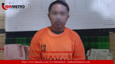 Pria ini Ditangkap Polisi Terkait Judi Togel, Uang Hingga Buku Bertuliskan Angka Togel Disita