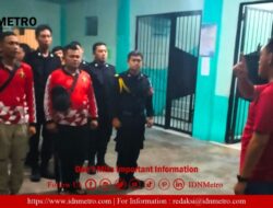 Lapas Narkotika Kelas IIA Pematang Siantar Gelar Razia Penggeladahan Rutin Kamar Blok Hunian Warga Binaan