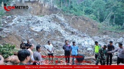 Gerak Cepat, Kapolres Simalungun dan Bupati Tinjau Longsor di Nagori Durian Banggal