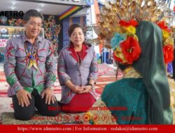 Wagub dan Ketua TP-PKK Kaltara Ikut Ramaikan Atraksi Budaya di Malinau