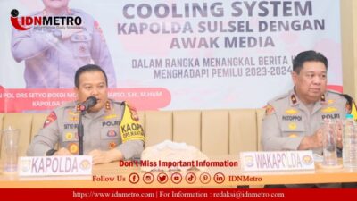 Silaturahmi dengan Media, Kapolda Sulsel Ajak Wartawan Tangkal Hoaks Jelang Pemilu 2024   