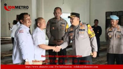 Kapolres Humbahas Cek Gudang Logistik Pemilu Serentak 2024