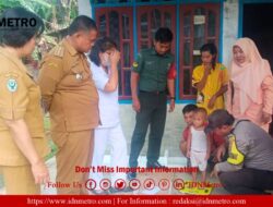 Polsek Bosar Maligas Salurkan Bantuan Gizi untuk Anak Stunting di Kabupaten Simalungun