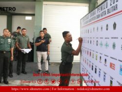 Kodim 0808/Blitar Gelar Deklarasi Damai Pemilihan Umum Tahun 2024 Wilayah Kabupaten dan Kota Blitar