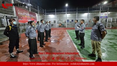 Ciptakan Kamtib, Tim Satops Patnal Lapas Kelas IIA Pancur Batu Geledah Kamar Hunian WBP