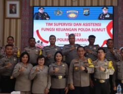Dalam Rangka Supervisi dan Asistensi Fungsi Keuangan TA 2023, Polda Sumut Melaksanakan Audit Keuangan Polres Humbahas