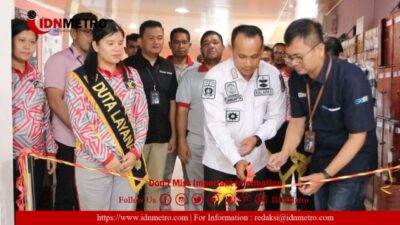 Launching SILAPADU, Kalapas dan Pinca BRI Cabang Tanjung Balai Potong Pita