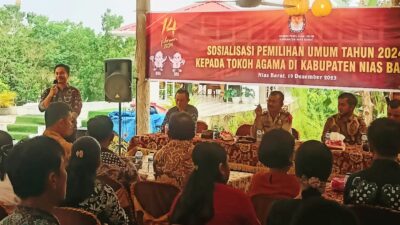 KPU Nias Barat adakan Sosialisasi Pemilihan Umum TA 2024 kepada Tokoh Agama