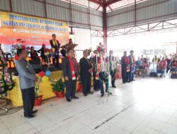 Polsek Dolok Panribuan Amankan Perayaan Natal GPdI di Dusun Pekan Tiga Dolok