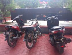 Tim Dit Reskrimum Polda Sumut Bekuk 3 Pelaku Curat dan Perantara Penadah Sepeda Motor Curian