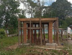 Kepala Desa Hutatinggi Bungkam Saat Dikonfirmasi Terkait Proyek Menara Air di Dusun 1 yang belum Rampung