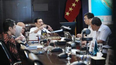 Bupati Humbahas Hadiri Rakor Indonesia Pandai Berhitung dipimpin Menkomarves