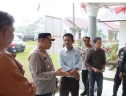 Kapolres Humbahas Monitoring Langsung Rapat Pleno Rekapitulasi Surat Suara di Tingkat PPK