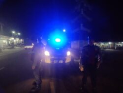 Patroli Perintis Presisi Polres Simalungun Jaga Ketertiban Jelang Perhitungan Suara KPU Simalungun Hasil Pemilu 2024