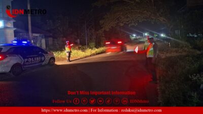Patroli Blue Light Sat Lantas Polres Simalungun Jaga Ketertiban Pasca Pemilu 2024