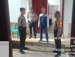 Polres Simalungun Mantapkan Keamanan Rapat Pleno Terbuka Pemilu 2024