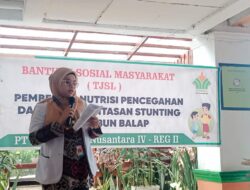 Sambut Hari Gizi Nasional, PTPN IV Regional II Salurkan Bansos dan Pemberian Nutrisi Pencegah Stunting pada Anak