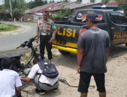 Polsek Perdagangan Gelar Patroli Dialogis untuk Tingkatkan Kesadaran Masyarakat di Simalungun