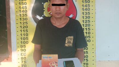 Polsek Perdagangan Gerebek Praktik Perjudian Angka Tebakan di Warkop Huta Ganjang dan Berhasil Amankan Pria ini