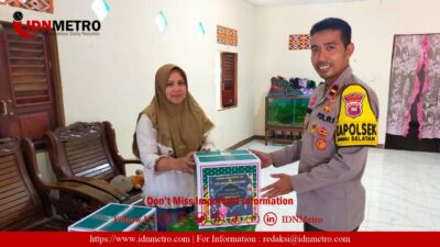 Polres Sambas melalui Polsek Jawai Selatan Anjangsana ke Purnawirawan Polri dan Warakawuri