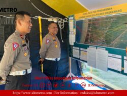 Dirlantas Polda Kalbar Selaku Kasatgas Opsda Operasi Terpusat Ketupat Kapuas 2024 Kunjungi Pos Pengamanan di Singkawang
