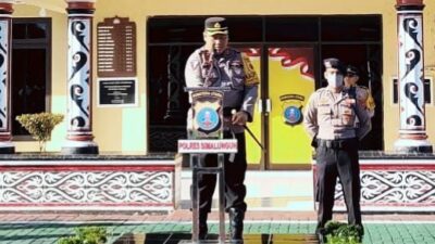 Kapolres Simalungun Pimpin Upacara Kenaikan Pangkat Pengabdian Personel dengan Hikmat
