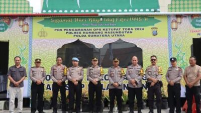 Kapolres Humbahas Cek Kesiapan Pengamanan OPS Ketupat Menjelang Hari Raya Idul Fitri 2024