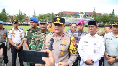Sebagai Tanda Operasi Kepolisian Terpusat Ketupat 2024 Akan Dimulai, Polda Kalbar Adakan Apel Gelar Pasukan