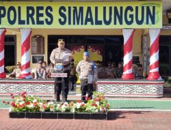 Polres Simalungun Gelar Pasukan Operasi Ketupat Toba 2024 untuk Amankan Idul Fitri